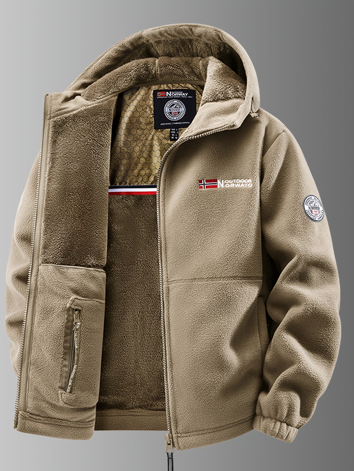 Liam – Warme Fleece-Outdoorjacke für Herren
