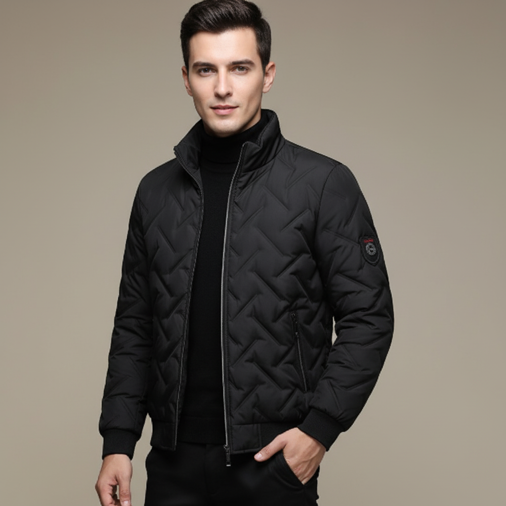 Cole – Gesteppte Übergangsjacke mit Stehkragen Herren