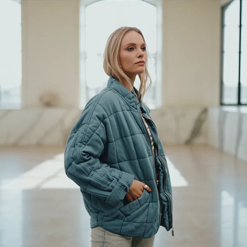 Kaja – Gestepptes Übergangsjacke Damen