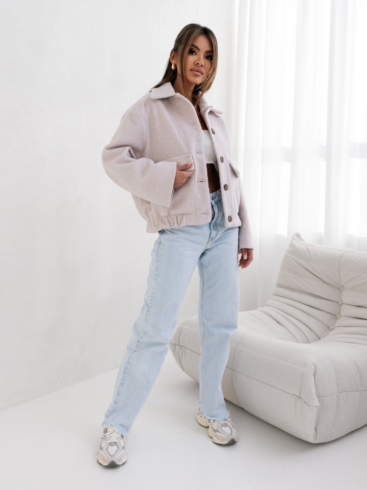 Natalia – Elegante Kurzjacke im modernen Winter-Chic für Damen