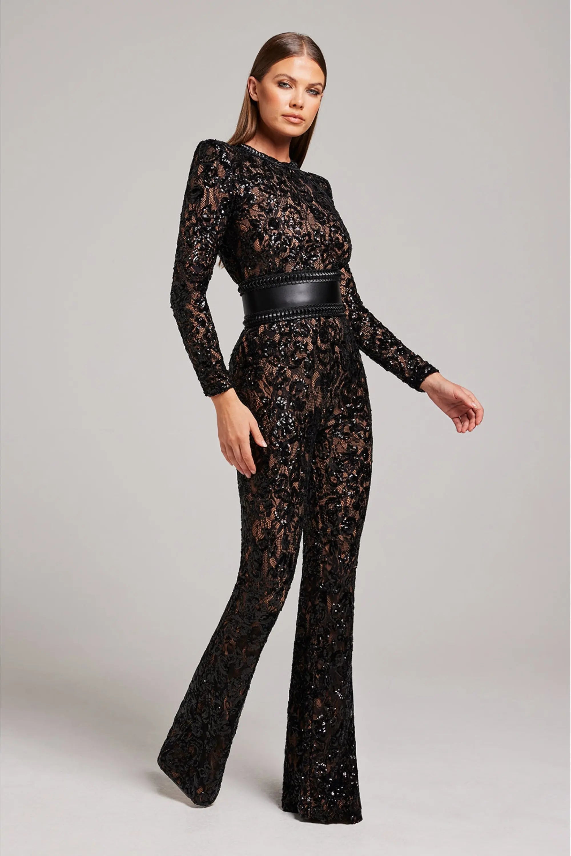 Siena – Eleganter Spitzen-Jumpsuit Damen