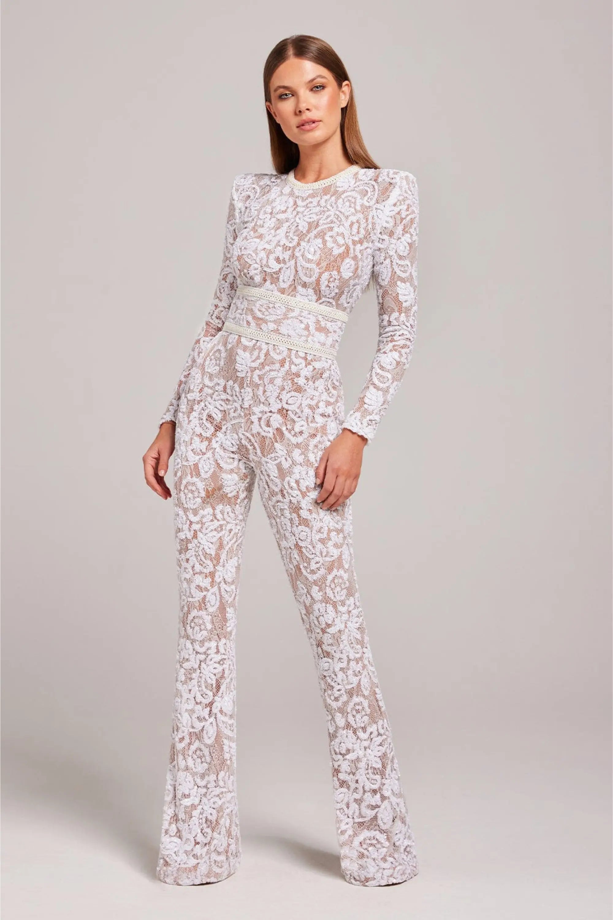 Siena – Eleganter Spitzen-Jumpsuit Damen