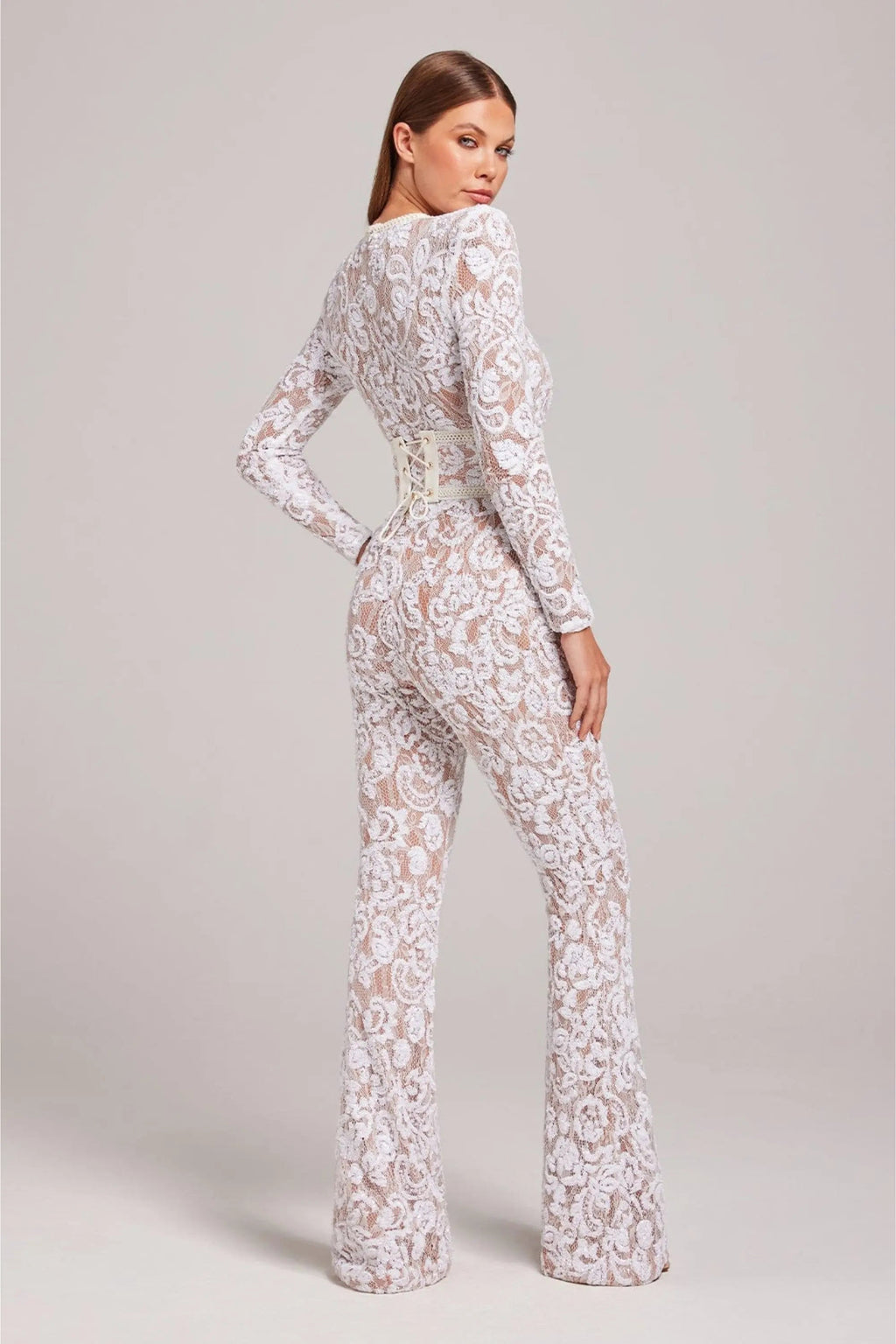 Siena – Eleganter Spitzen-Jumpsuit Damen