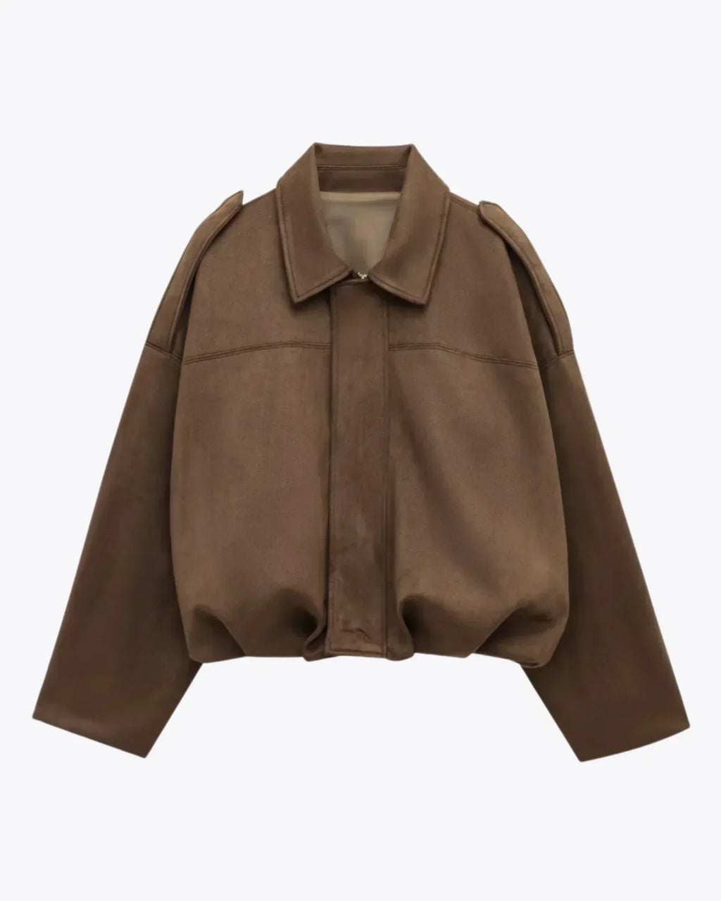 Inés – Oversized Velours Damenjacke