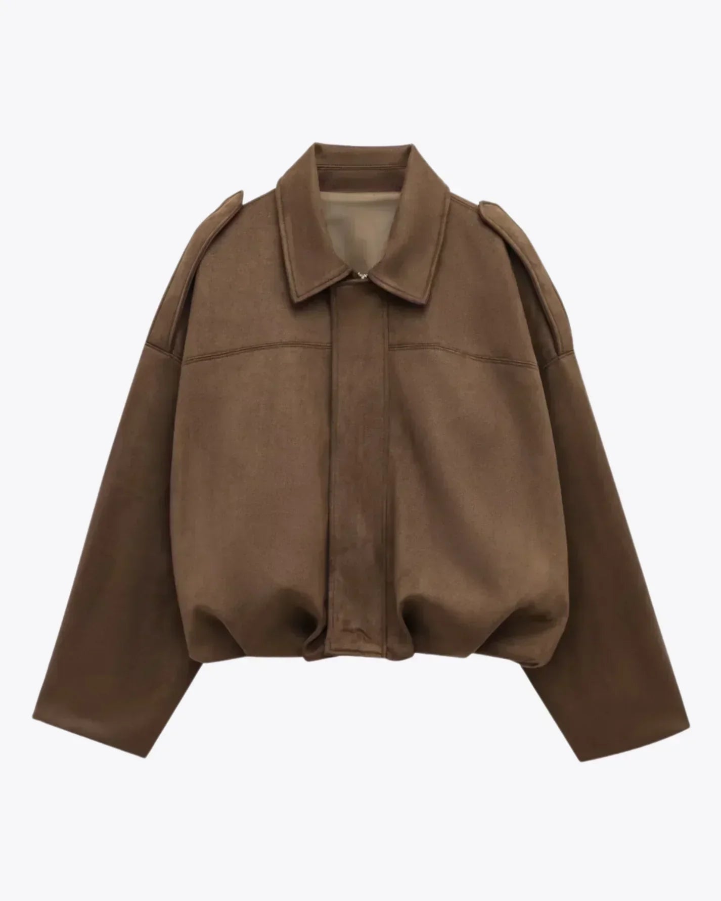 Inés – Oversized Velours Damenjacke