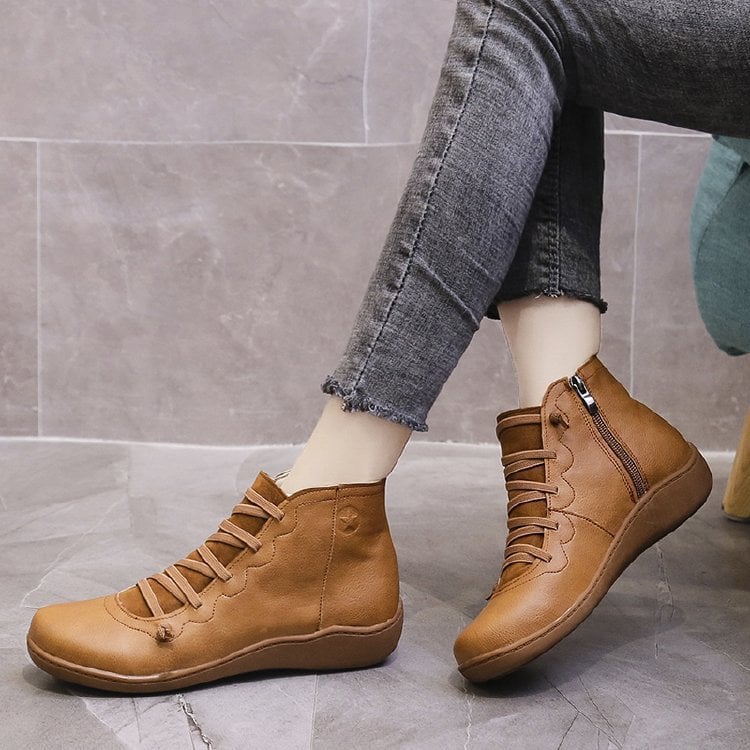 Carlos – Urbaner Schnürstiefel mit seitlichem Reißverschluss Unisex