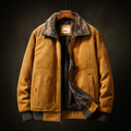Rowan – Plush-Lined Corduroy Zip Jacket for Men