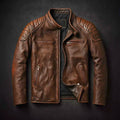 Marek – Biker-inspirierte Lederjacke Herren