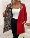 Jimena – Leichter Damenmantel mit stylischem Leopardenfutter