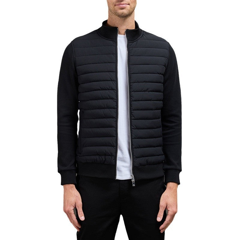 David - Leichte Steppjacke für Herren mit Reißverschluss und Stehkragen