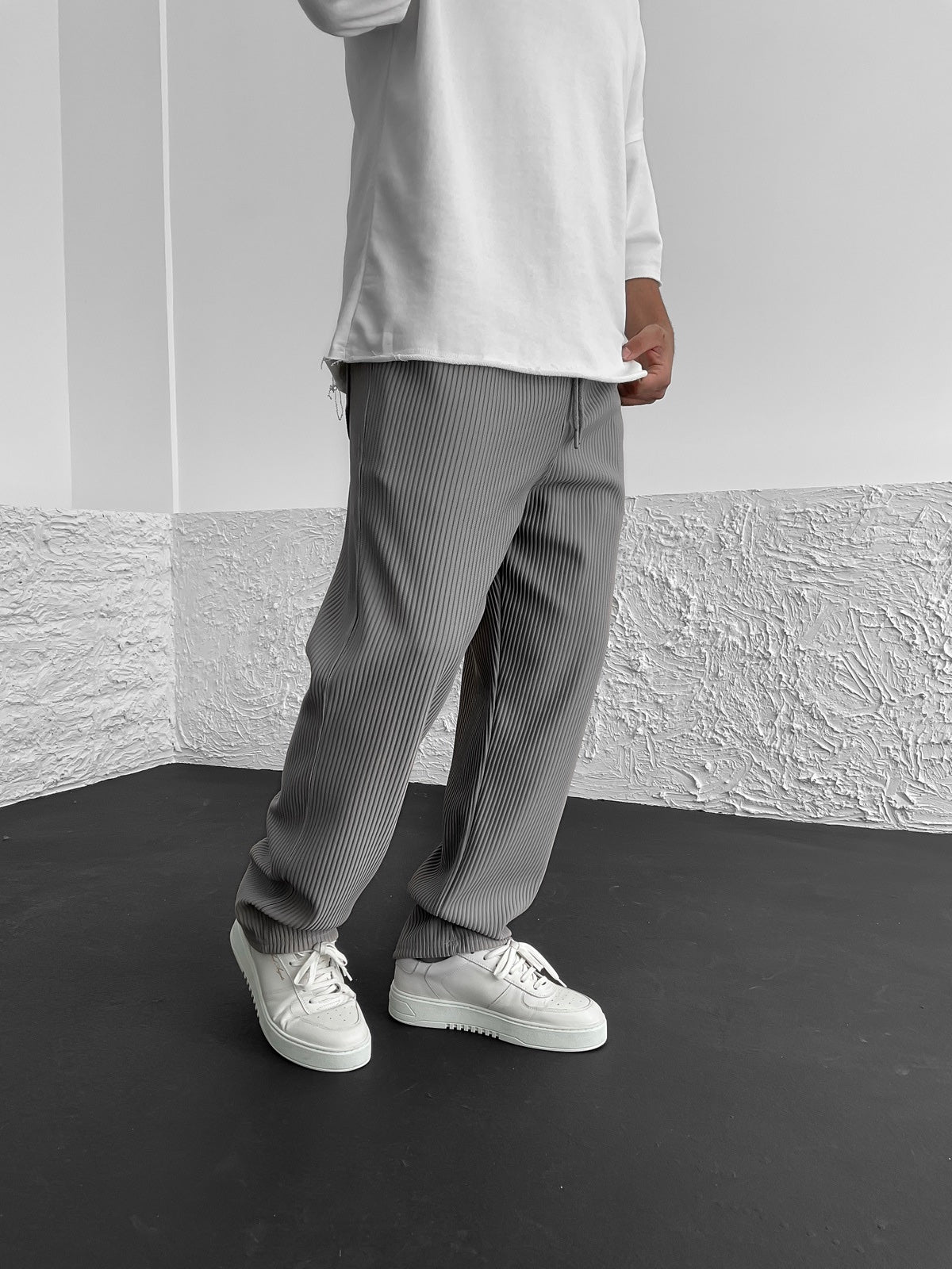 Ryan – Lässige Rippstrick-Jogpants für Herren