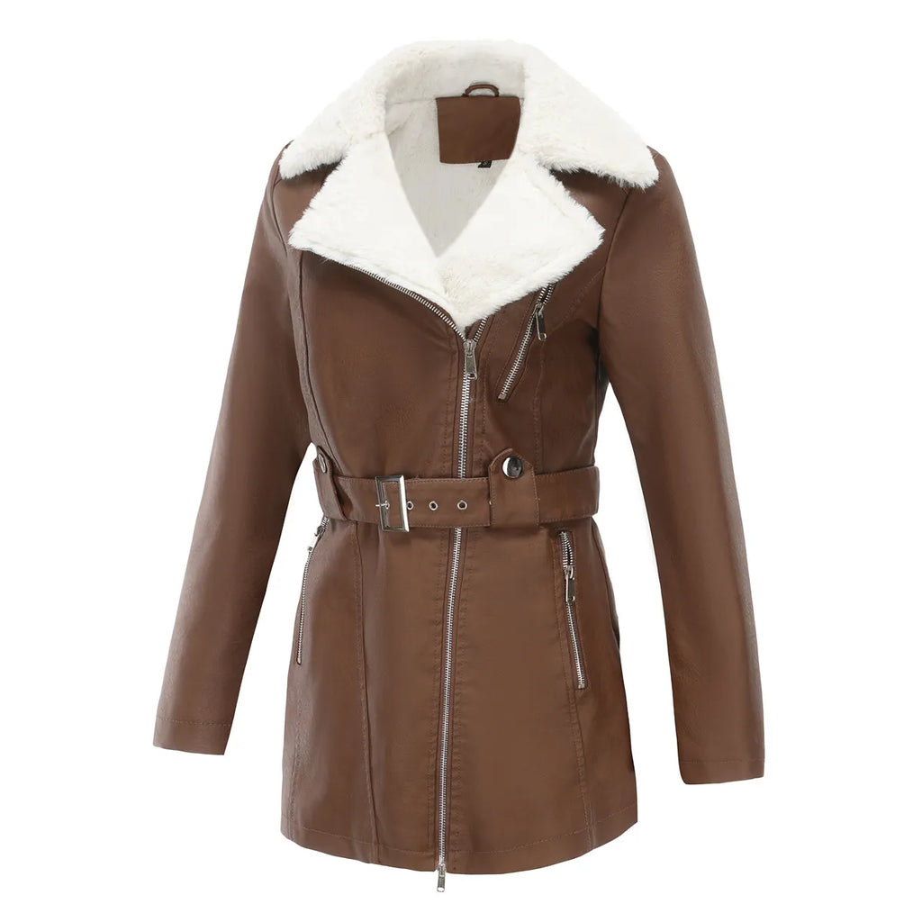 Alessia – Damen-Winterjacke aus Lammfell