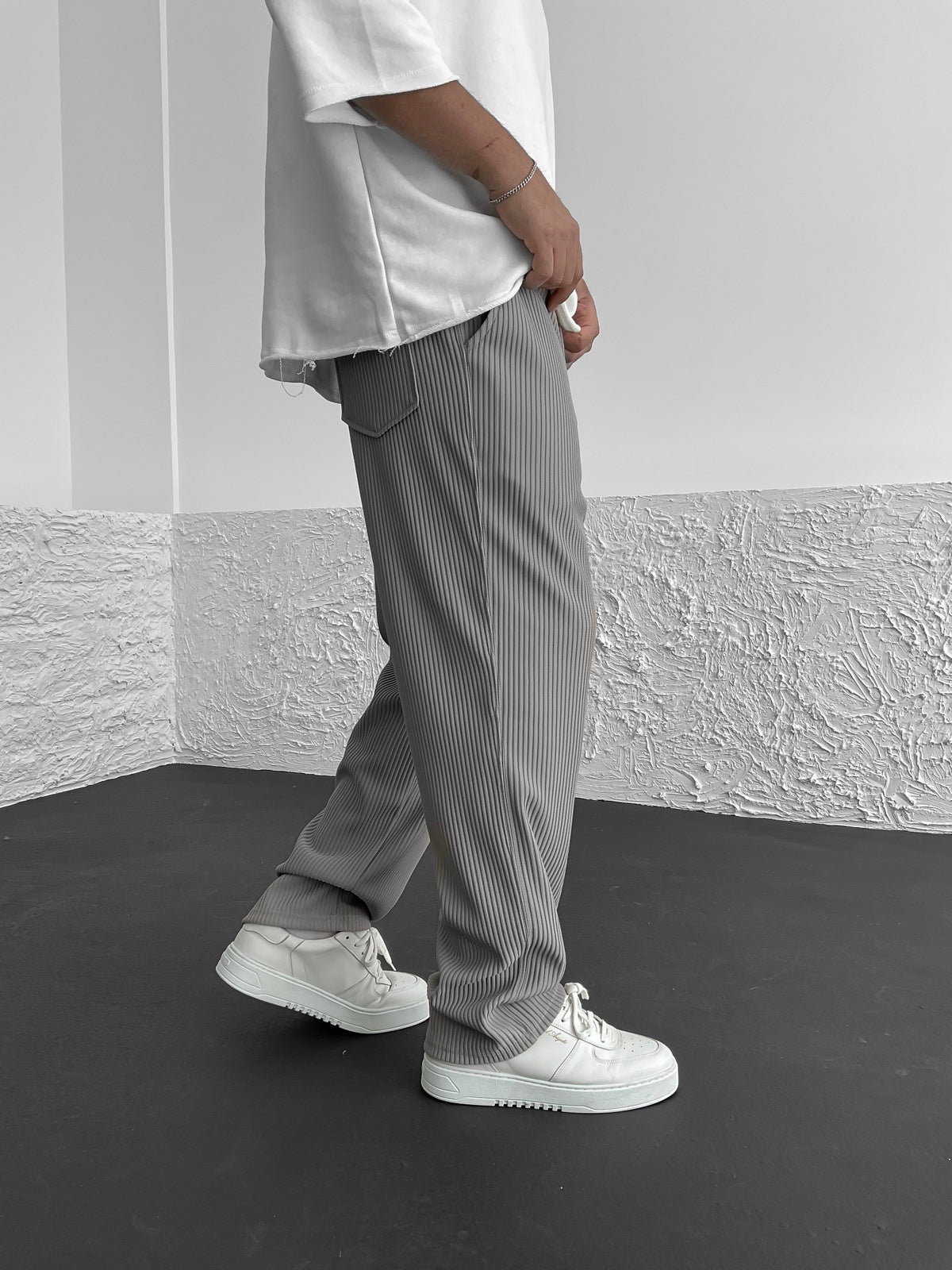 Ryan – Lässige Rippstrick-Jogpants für Herren