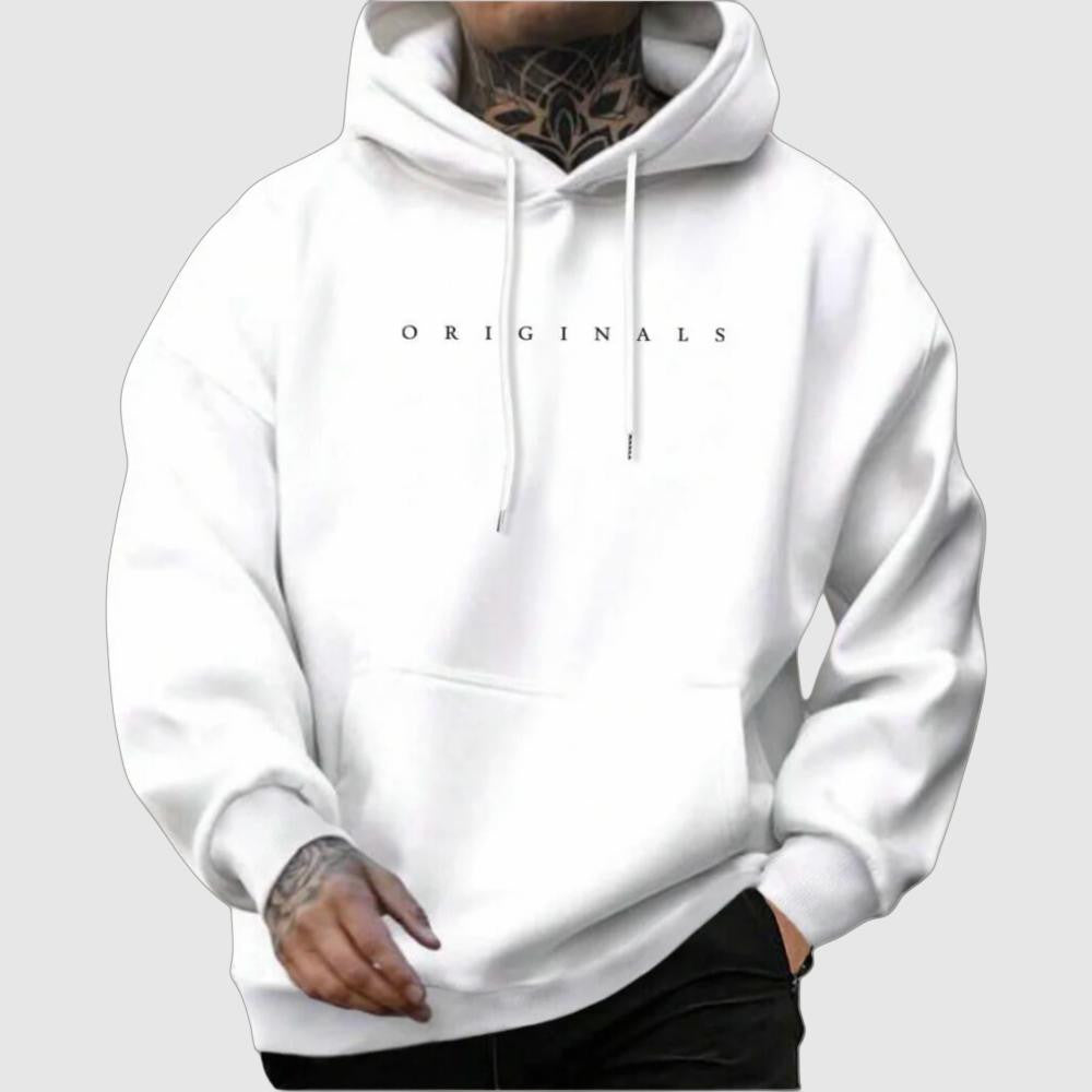 Leon – Lässiger Hoodie mit Kapuze und Frontprint