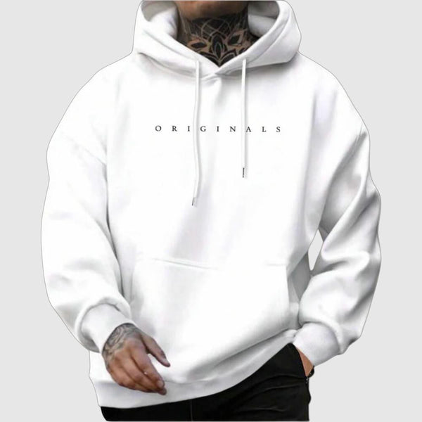 Leon – Lässiger Hoodie mit Kapuze und Frontprint