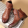 Stilvolle Herren Stiefeletten mit Reißverschluss - J&B - 1 - Annoboutique
