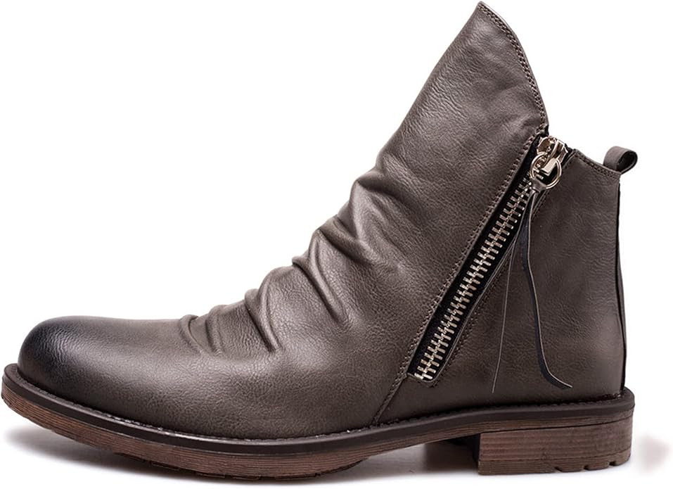 Stilvolle Herren Stiefeletten mit Reißverschluss - J&B - 4 - Annoboutique