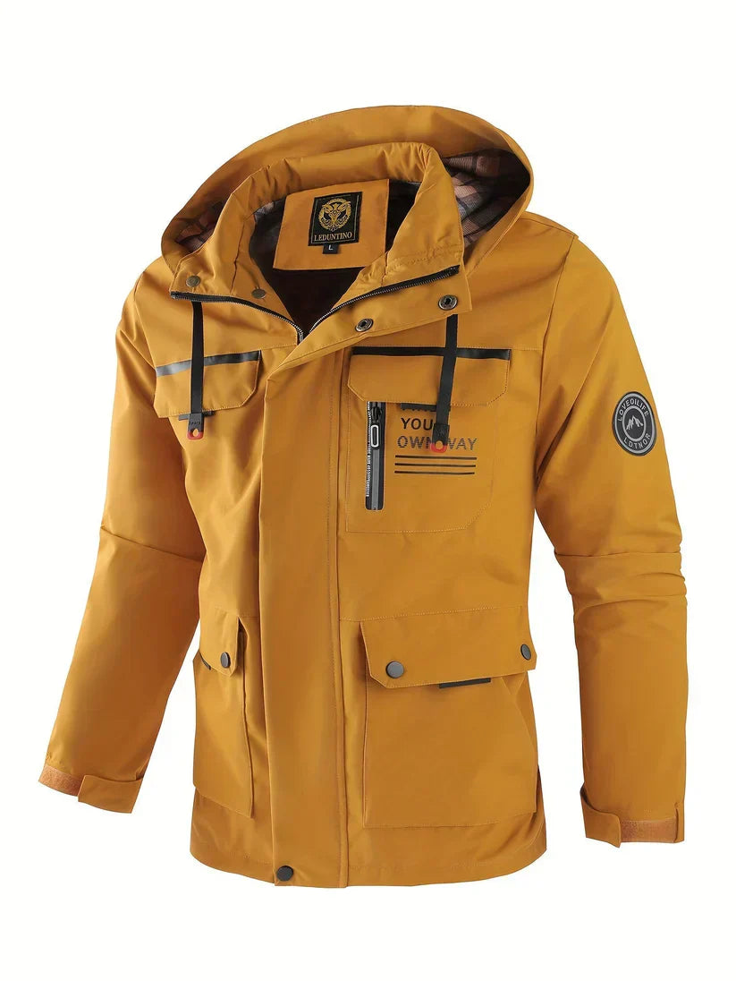 Logan – Robuster Gefütterter Herren Outdoor Parka mit Kapuze