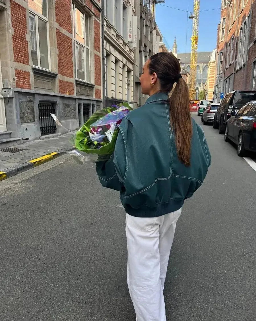 Claudia – Oversize Damen-Jacke im modernen Statement-Look