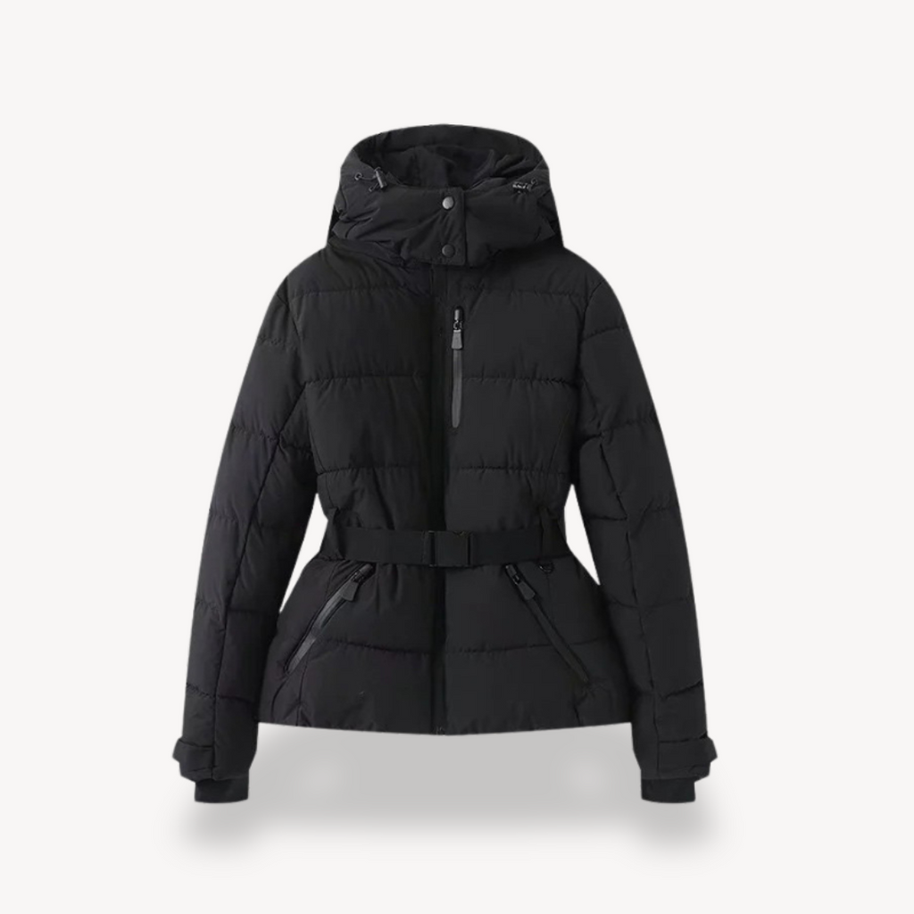 Sophie – Taillierte Steppjacke mit Gürtel für Damen