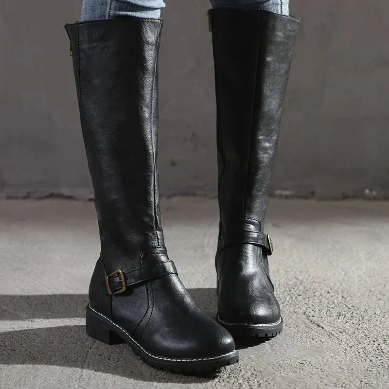 Laura – Klassische Damen-Reitstiefel im eleganten Herbst-/Winterstil