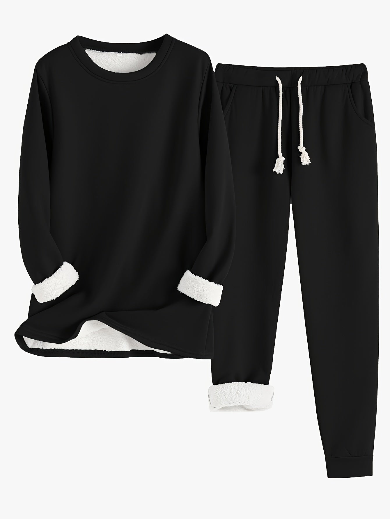Aitana – Kuscheliges Damen Lounge-Set mit Fleecefutter