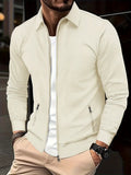 David - Herren Jacke mit Reißverschluss und Kragen