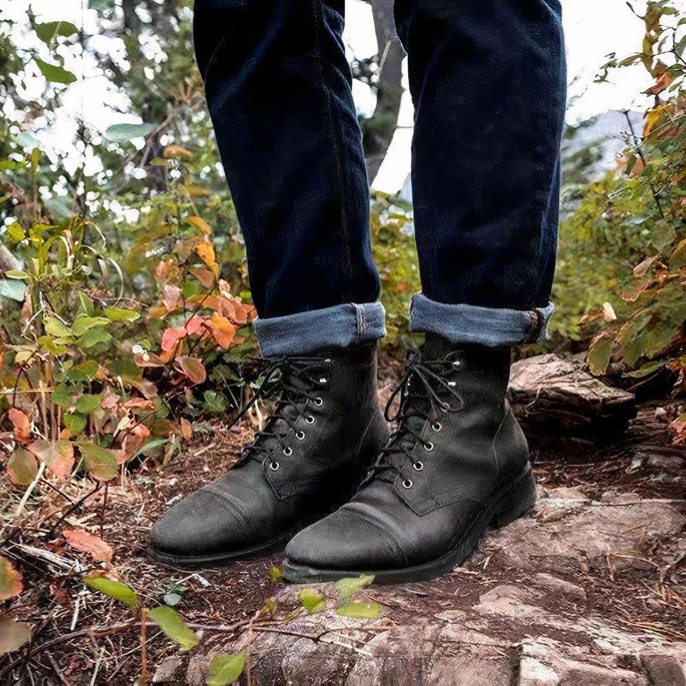 Caelan - Bequeme Retro Stiefel - Boots - Temala