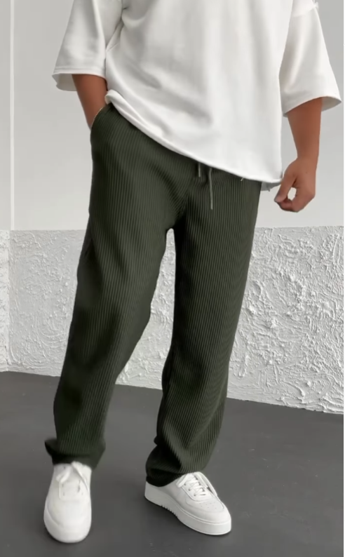 Ryan – Lässige Rippstrick-Jogpants für Herren