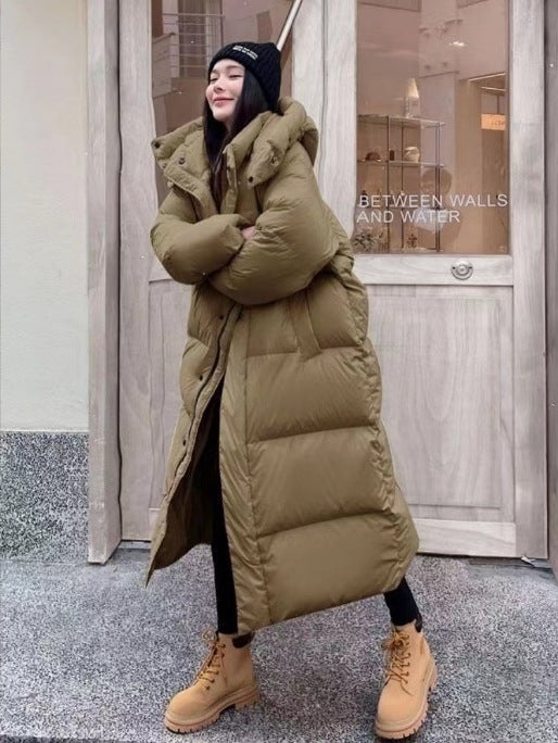 Valentina – Langer Daunenmantel für Damen