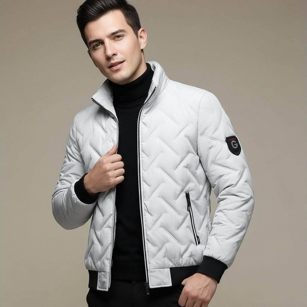 Cole – Gesteppte Übergangsjacke mit Stehkragen Herren