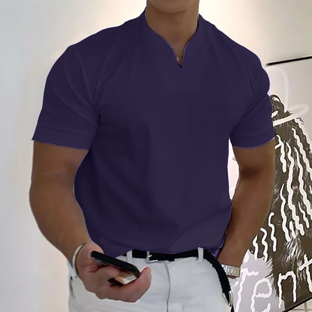 Patrick – Modernes Herren T-Shirt mit minimalistischem Ausschnitt - 11 - Annoboutique