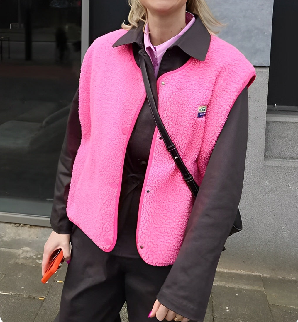 Mira – Strukturierte Fleece Weste Damen