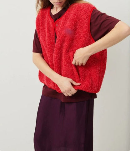 Mira – Strukturierte Fleece Weste Damen