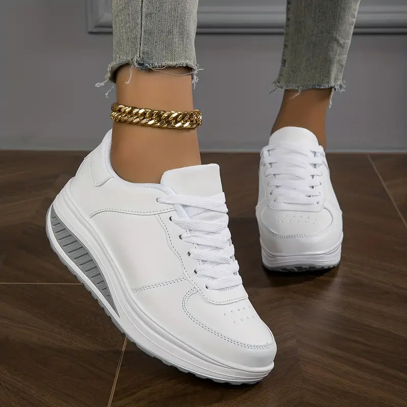 Lina - Damen Plateau Sneaker mit Komfortsohle