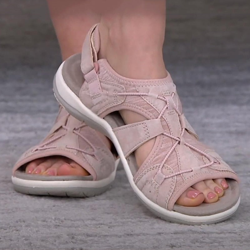 Lena – Damen Komfort Sandalen mit Riemendesign