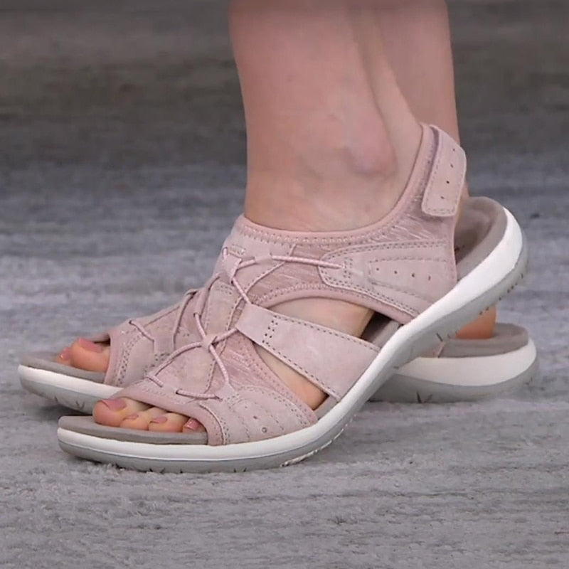 Lena – Damen Komfort Sandalen mit Riemendesign