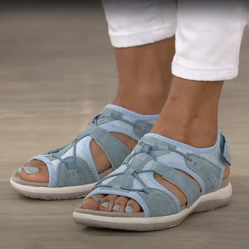 Lena – Damen Komfort Sandalen mit Riemendesign