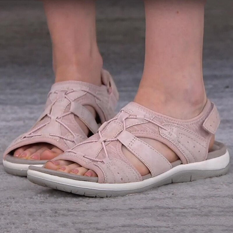 Lena – Damen Komfort Sandalen mit Riemendesign