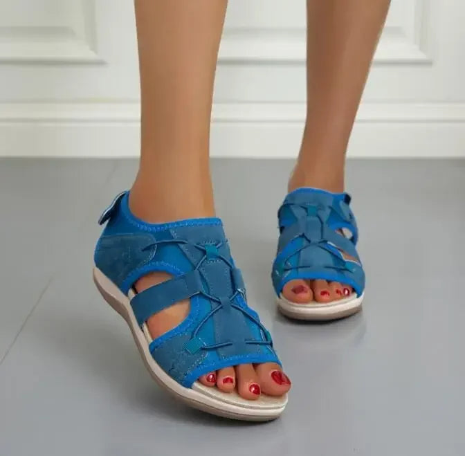 Lena – Damen Komfort Sandalen mit Riemendesign