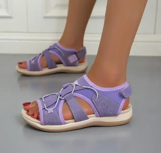 Lena – Damen Komfort Sandalen mit Riemendesign