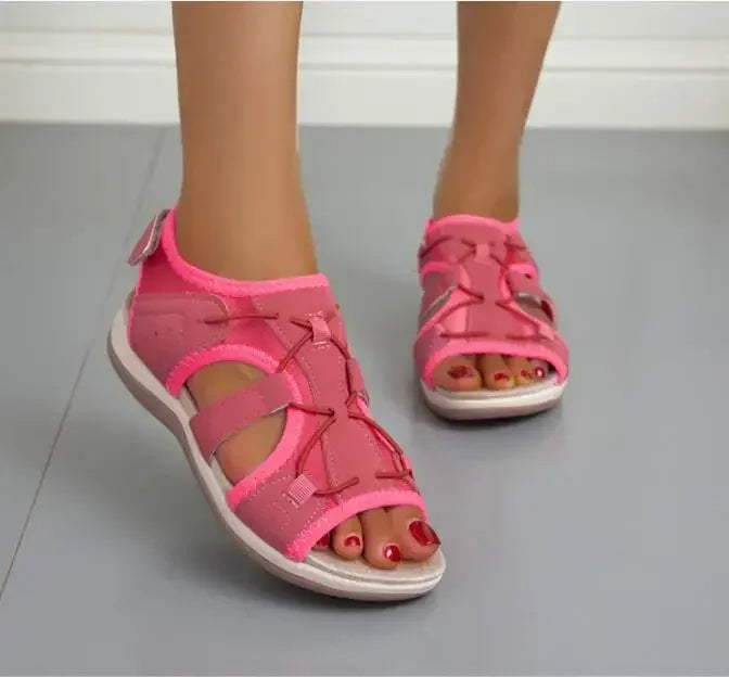Lena – Damen Komfort Sandalen mit Riemendesign