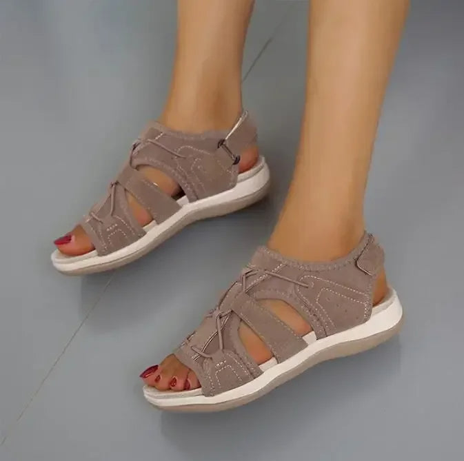Lena – Damen Komfort Sandalen mit Riemendesign