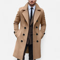 Mateo – Eleganter strukturierter Herren Mantel mit klassischem Revers