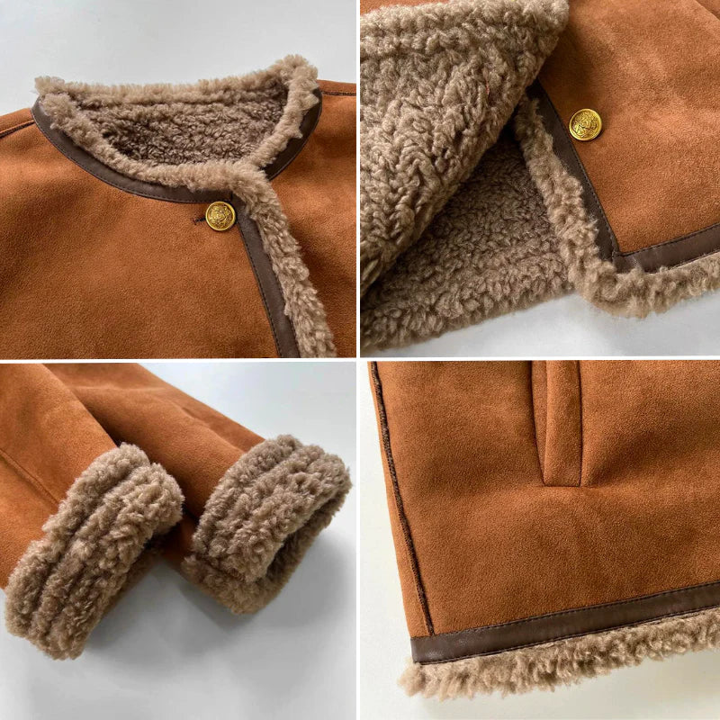Ava – Stylische Shearling-Jacke für warme & moderne Winter-Looks