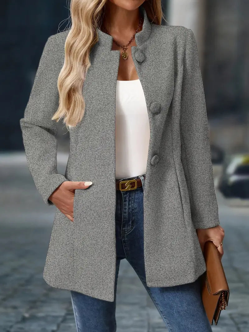 Klara – Damen-Mantel mit Eleganter Minimal-Silhouette