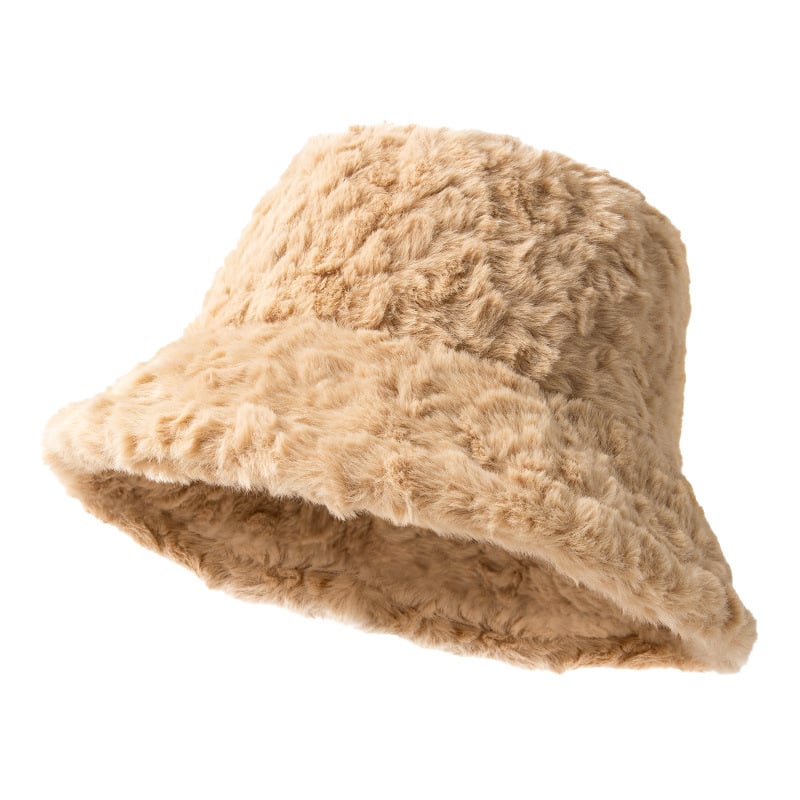 Mila – Flauschiger Winter-Bucket Hat für Damen