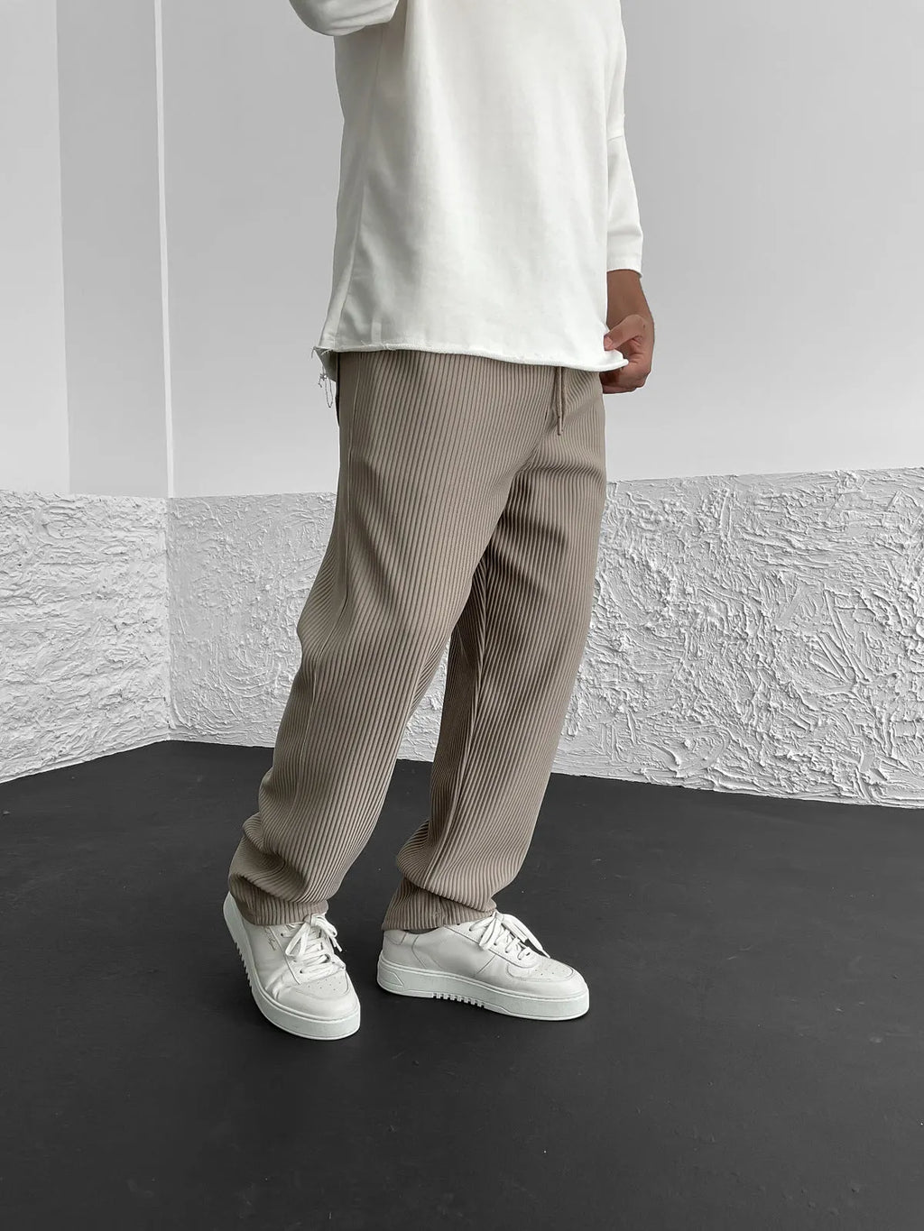 Ryan – Lässige Rippstrick-Jogpants für Herren
