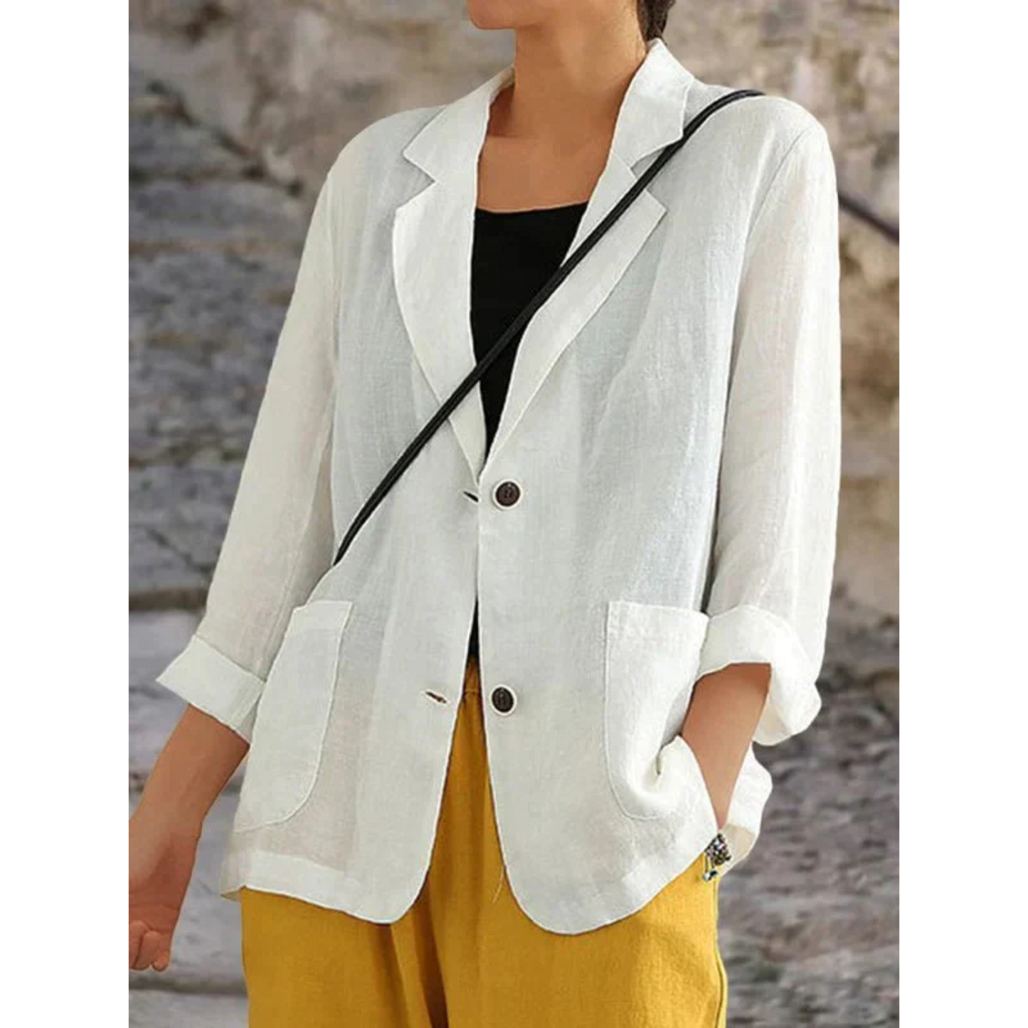 Hannah – Locker geschnittener Blazer mit Reverskragen