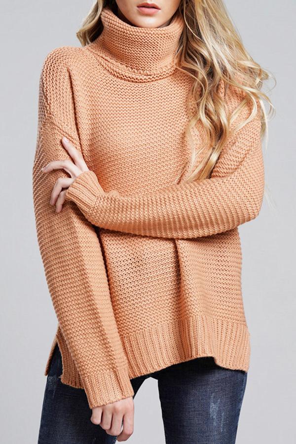 Clara – Strickpullover aus Kaschmir mit Rollkragen für Damen